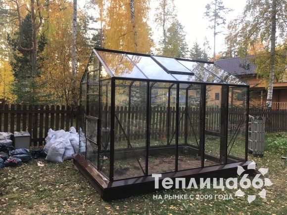 Теплица botanik mini, ширина 2,1 метра, 3,2 метра длина под стекло